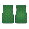 Shamrock St. Patrick's Day Pattern Print Front Car Floor Mats