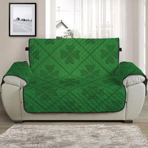 Shamrock St. Patrick's Day Pattern Print Half Sofa Protector