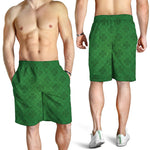 Shamrock St. Patrick's Day Pattern Print Men's Shorts