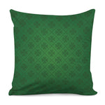 Shamrock St. Patrick's Day Pattern Print Pillow Cover