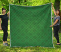 Shamrock St. Patrick's Day Pattern Print Quilt