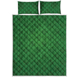 Shamrock St. Patrick's Day Pattern Print Quilt Bed Set