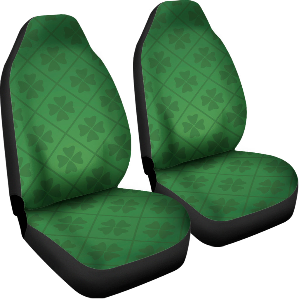 Shamrock St. Patrick's Day Pattern Print Universal Fit Car Seat Covers