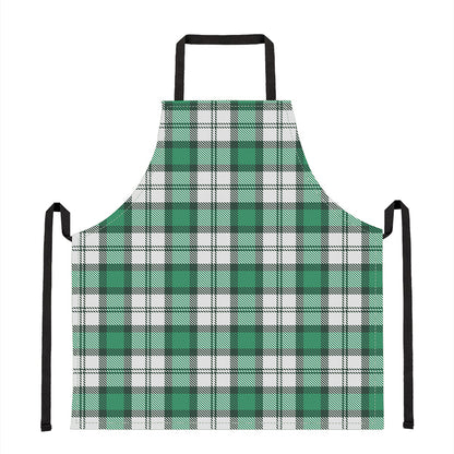 Shamrock St. Patrick's Day Tartan Print Apron