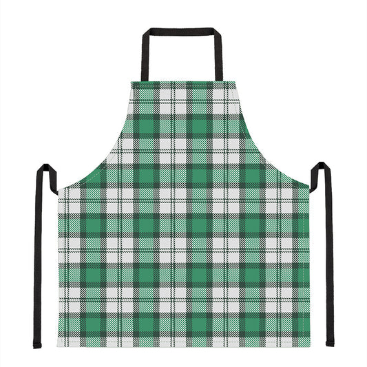 Shamrock St. Patrick's Day Tartan Print Apron