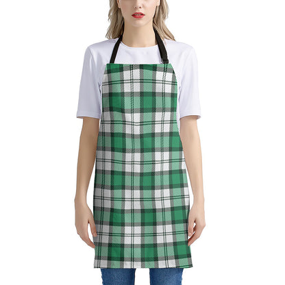 Shamrock St. Patrick's Day Tartan Print Apron