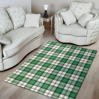Shamrock St. Patrick's Day Tartan Print Area Rug