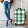 Shamrock St. Patrick's Day Tartan Print Luggage Cover