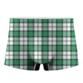Shamrock St. Patrick's Day Tartan Print Men's Boxer Briefs