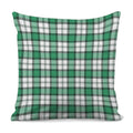 Shamrock St. Patrick's Day Tartan Print Pillow Cover