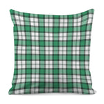 Shamrock St. Patrick's Day Tartan Print Pillow Cover