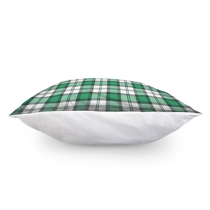 Shamrock St. Patrick's Day Tartan Print Pillow Cover