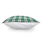 Shamrock St. Patrick's Day Tartan Print Pillow Cover