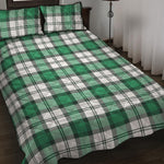 Shamrock St. Patrick's Day Tartan Print Quilt Bed Set