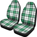 Shamrock St. Patrick's Day Tartan Print Universal Fit Car Seat Covers