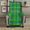 Shamrock Tartan St. Patrick's Day Print Armchair Protector