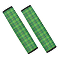 Shamrock Tartan St. Patrick's Day Print Car Seat Belt Covers