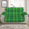 Shamrock Tartan St. Patrick's Day Print Half Sofa Protector