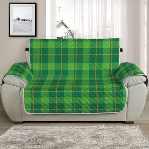 Shamrock Tartan St. Patrick's Day Print Half Sofa Protector