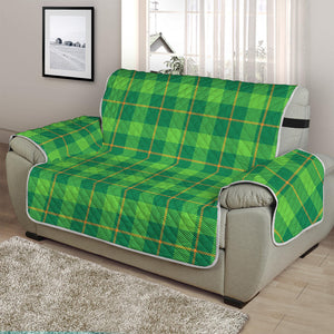 Shamrock Tartan St. Patrick's Day Print Half Sofa Protector