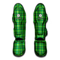 Shamrock Tartan St. Patrick's Day Print Muay Thai Shin Guards