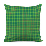 Shamrock Tartan St. Patrick's Day Print Pillow Cover