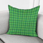 Shamrock Tartan St. Patrick's Day Print Pillow Cover