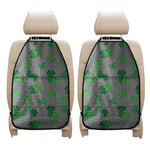 Shamrocks Houndstooth Pattern Print Car Seat Organizers