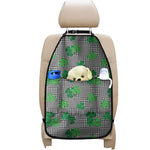 Shamrocks Houndstooth Pattern Print Car Seat Organizers