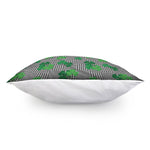 Shamrocks Houndstooth Pattern Print Pillow Cover