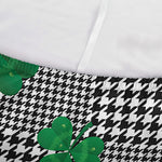 Shamrocks Houndstooth Pattern Print Sofa Cover