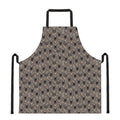Shar Pei And Pug Pattern Print Apron
