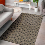 Shar Pei And Pug Pattern Print Area Rug