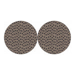 Shar Pei And Pug Pattern Print Car Coasters