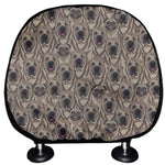 Shar Pei And Pug Pattern Print Car Headrest Covers