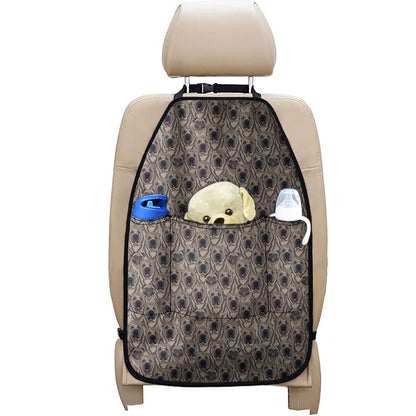Shar Pei And Pug Pattern Print Car Seat Organizers