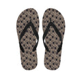 Shar Pei And Pug Pattern Print Flip Flops