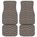 Shar Pei And Pug Pattern Print Front and Back Car Floor Mats