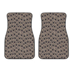 Shar Pei And Pug Pattern Print Front Car Floor Mats