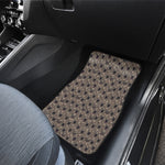 Shar Pei And Pug Pattern Print Front Car Floor Mats