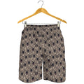 Shar Pei And Pug Pattern Print Men's Shorts