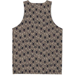 Shar Pei And Pug Pattern Print Men's Tank Top