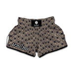 Shar Pei And Pug Pattern Print Muay Thai Boxing Shorts