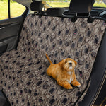 Shar Pei And Pug Pattern Print Pet Car Back Seat Cover