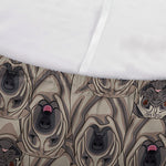 Shar Pei And Pug Pattern Print Sofa Cover