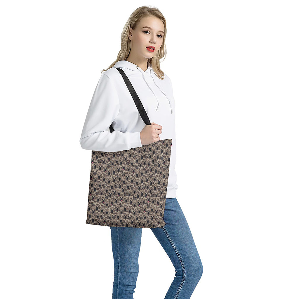 Shar Pei And Pug Pattern Print Tote Bag