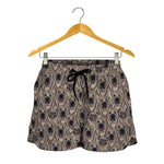 Shar Pei And Pug Pattern Print Women's Shorts