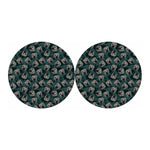 Shar Pei Face Pattern Print Car Coasters