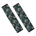 Shar Pei Face Pattern Print Car Seat Belt Covers