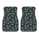 Shar Pei Face Pattern Print Front Car Floor Mats